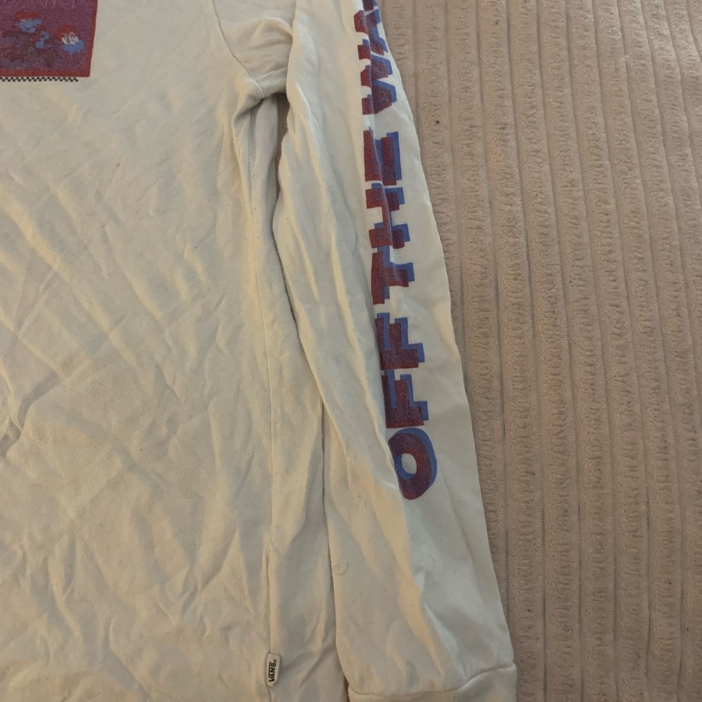 Vans Cream Long Sleeve T-Shirt